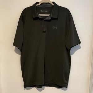 Under Armour Men's Olive Green Polo